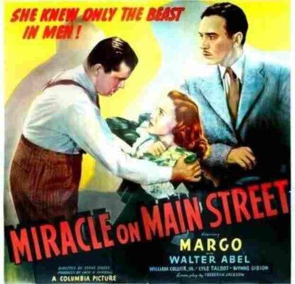 Miracle on Main Street (1939) Starring Margo on DVD