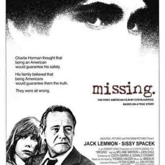 Missing (1982) Starring Jack Lemmon on DVD