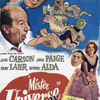 Mister Universe (1951) Starring Jack Carson on DVD