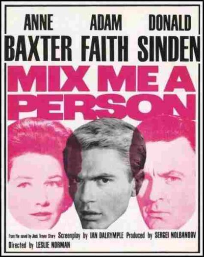 Mix Me a Person (1962) Starring Anne Baxter on DVD