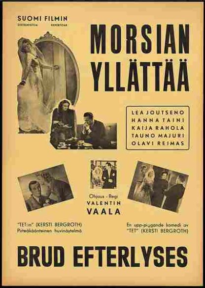 Morsian yllättää (1941) with English Subtitles on DVD