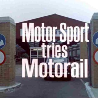Motor Sport Tries Motorail (1969) Starring  on DVD