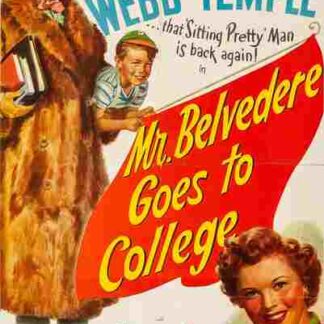 Mr. Belvedere Goes to College (1949) Starring Clifton Webb on DVD