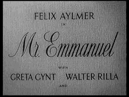 Mr. Emmanuel (1944) Starring Felix Aylmer on DVD - Image 3
