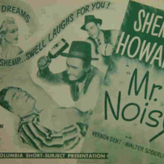 Mr. Noisy (1946) Starring Shemp Howard on DVD