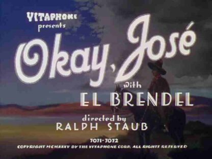 Okay, José (1935) Starring El Brendel on DVD - Image 2