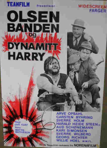 Olsen-banden og Dynamitt-Harry (1970) with English Subtitles on DVD