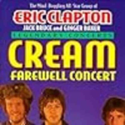 Omnibus Cream Farewell Concert (1969) Starring Eric Clapton on DVD