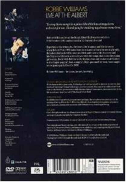 One Night with Robbie Williams (2001) Starring Robbie Williams on DVD - Image 2