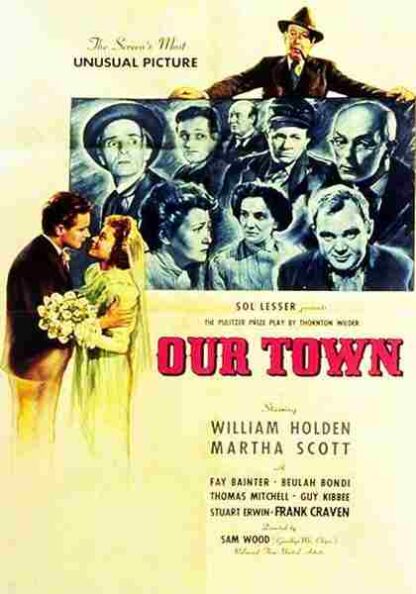 Our Town (1940) Starring William Holden on DVD