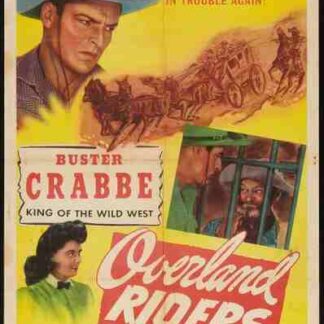 Overland Riders (1946) Starring Buster Crabbe on DVD