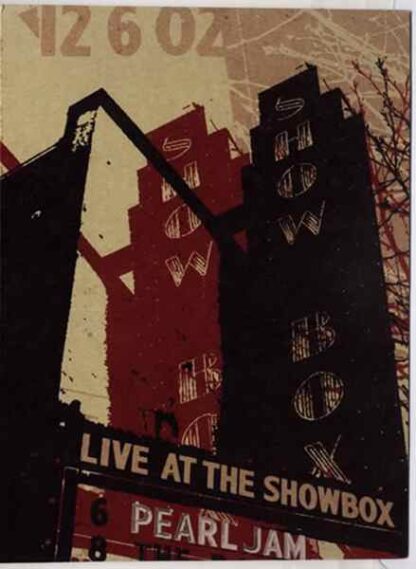 Pearl Jam: Live at the Showbox (2003) Starring Jeff Ament on DVD