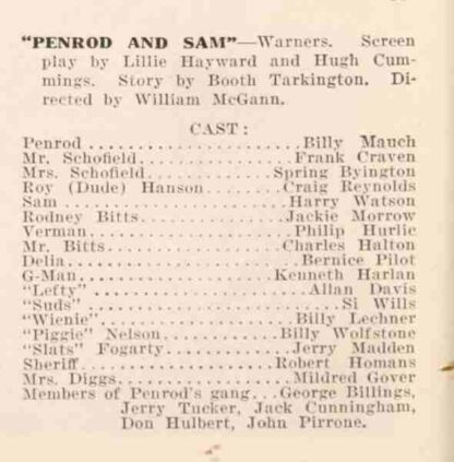 Penrod and Sam (1937) Starring Billy Mauch on DVD - Image 2