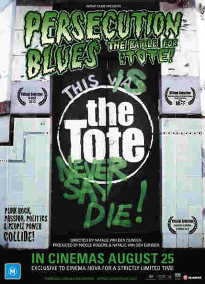 Persecution Blues: The Battle for the Tote (2011) Starring Bruce Milne on DVD