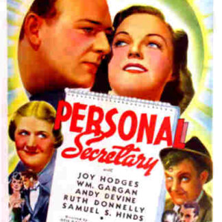 Personal Secretary (1938) Starring William Gargan on DVD