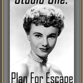 Plan for Escape (TV Episode 1952) (1952) Starring Peggy Ann Garner on DVD