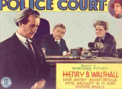Police Court (1932) Starring Henry B. Walthall on DVD - Image 4