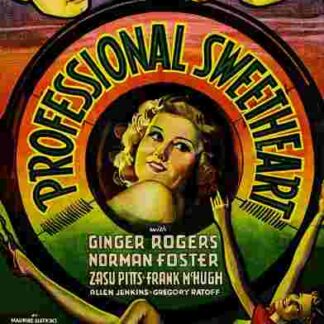 Professional Sweetheart (1933) Starring Ginger Rogers on DVD