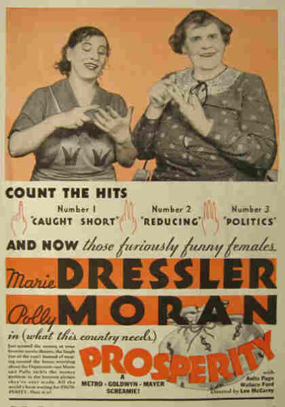Prosperity (1932) Starring Marie Dressler on DVD - Image 5