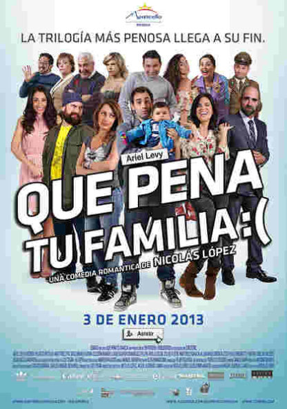 Qué pena tu familia (2012) with English Subtitles on DVD