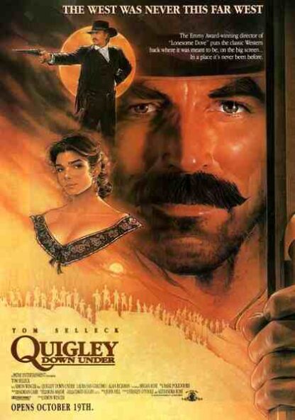 Quigley Down Under (1990) Starring Tom Selleck on DVD