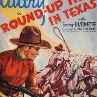Round-Up Time in Texas (1937) Starring Gene Autry on DVD
