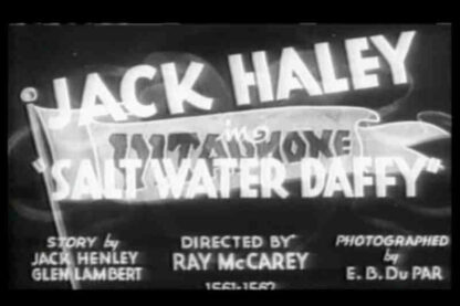 Salt Water Daffy (1933) Starring Jack Haley on DVD