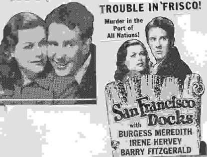 San Francisco Docks (1940) Starring Burgess Meredith on DVD - Image 4