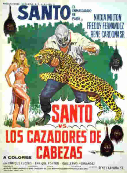 Santo vs. the Head Hunters (1971) with English Subtitles on DVD