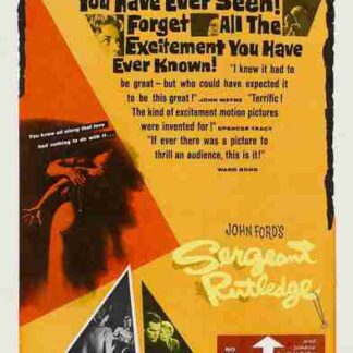 Sergeant Rutledge (1960) Starring Jeffrey Hunter on DVD