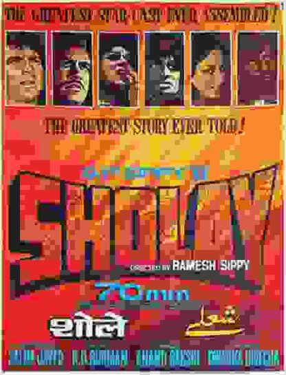 Sholay (1975) with English Subtitles on DVD