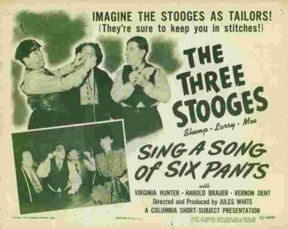 Sing a Song of Six Pants (1947) Starring Moe Howard on DVD - Image 5