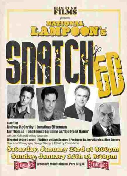 Snatched (2011) Starring Ernest Borgnine on DVD