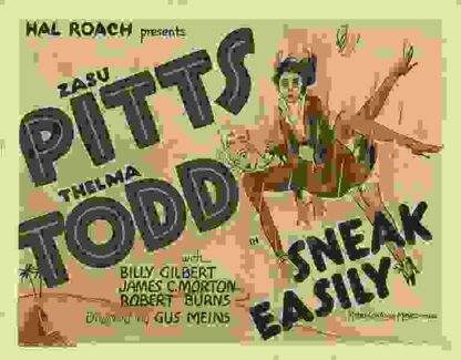 Sneak Easily (1932) Starring Zasu Pitts on DVD - Image 4