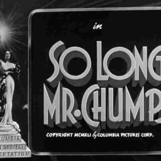 So Long Mr. Chumps (1941) Starring Moe Howard on DVD