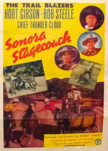 Sonora Stagecoach (1944) Starring Hoot Gibson on DVD
