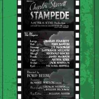 Stampede (1936) Starring Charles Starrett on DVD