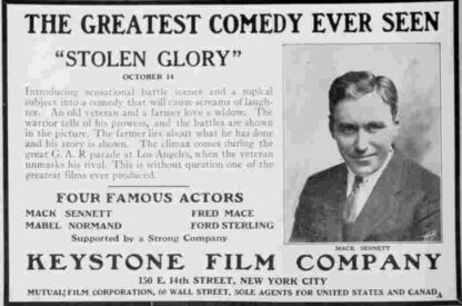 Stolen Glory (1912) with English Subtitles on DVD