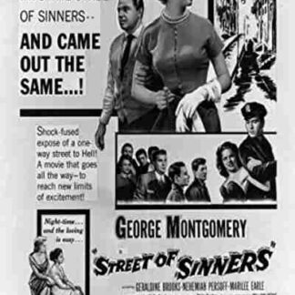 Street of Sinners (1957) Starring George Montgomery on DVD