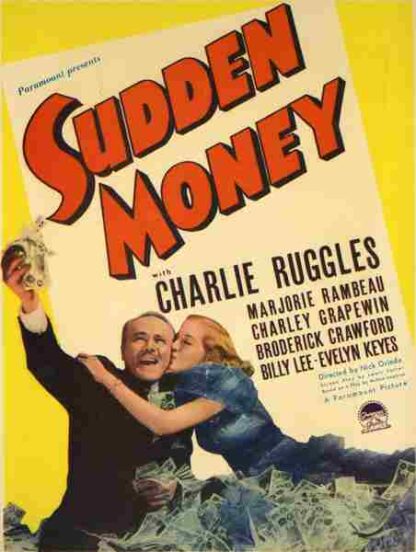 Sudden Money (1939) Starring Charles Ruggles on DVD - Image 2