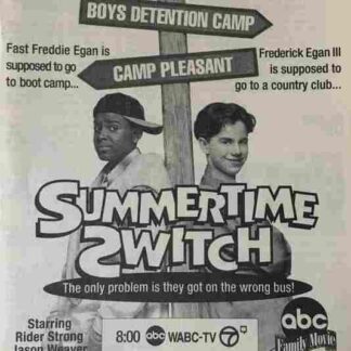 Summertime Switch (1994) Starring Jason Weaver on DVD