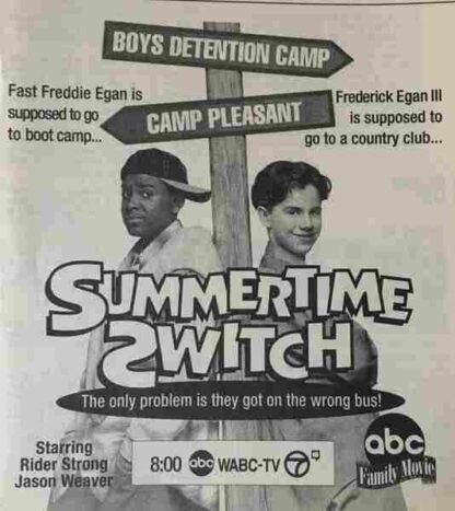 Summertime Switch (1994) Starring Jason Weaver on DVD