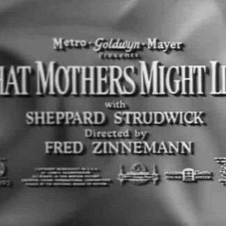 That Mothers Might Live (1938) Starring John Nesbitt on DVD