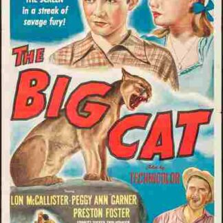 The Big Cat (1949) Starring Lon McCallister on DVD
