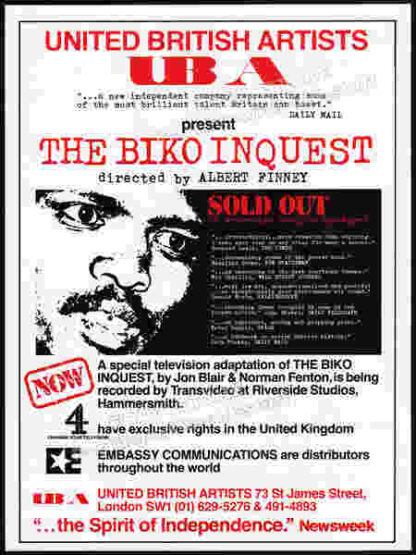 The Biko Inquest (1984) Starring Michael Aldridge on DVD - Image 4