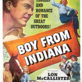 The Boy from Indiana (1950) Starring Lon McCallister on DVD