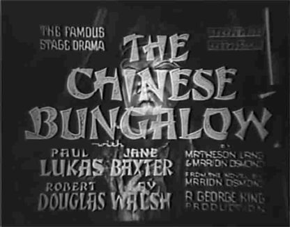 The Chinese Den (1940) Starring Paul Lukas on DVD - Image 2