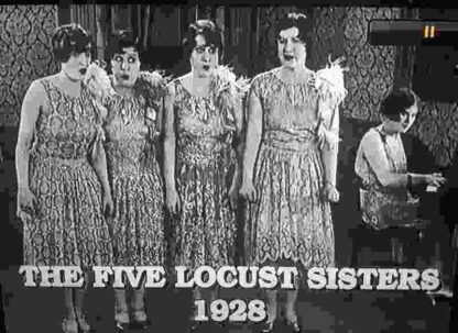 The Five Locust Sisters (1928) Starring The Five Locust Sisters on DVD