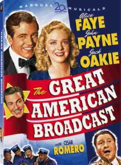 The Great American Broadcast (1941) Starring Alice Faye on DVD