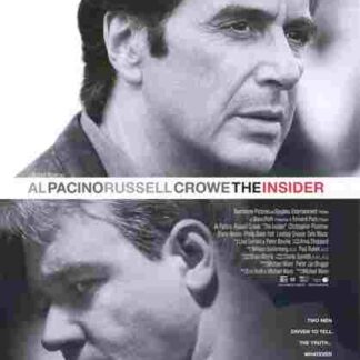 The Insider (1999) Starring Al Pacino on DVD